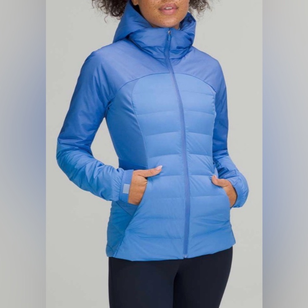 NWOT NEW Lululemon Down for It All Jacket Blue Nile